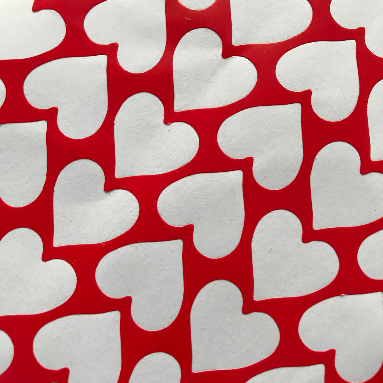 Heart stickers